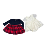 Set 2 váy đầm bé gái mixbrand H&M & Baby b’gosh (0 đến 3 tháng) H&M và Baby b’gosh