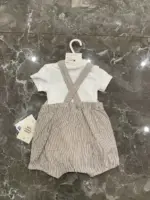 Set 2 món yếm đùi kẻ sọc trắng be H&M (6 đến 9 tháng) H&M - Ảnh 11