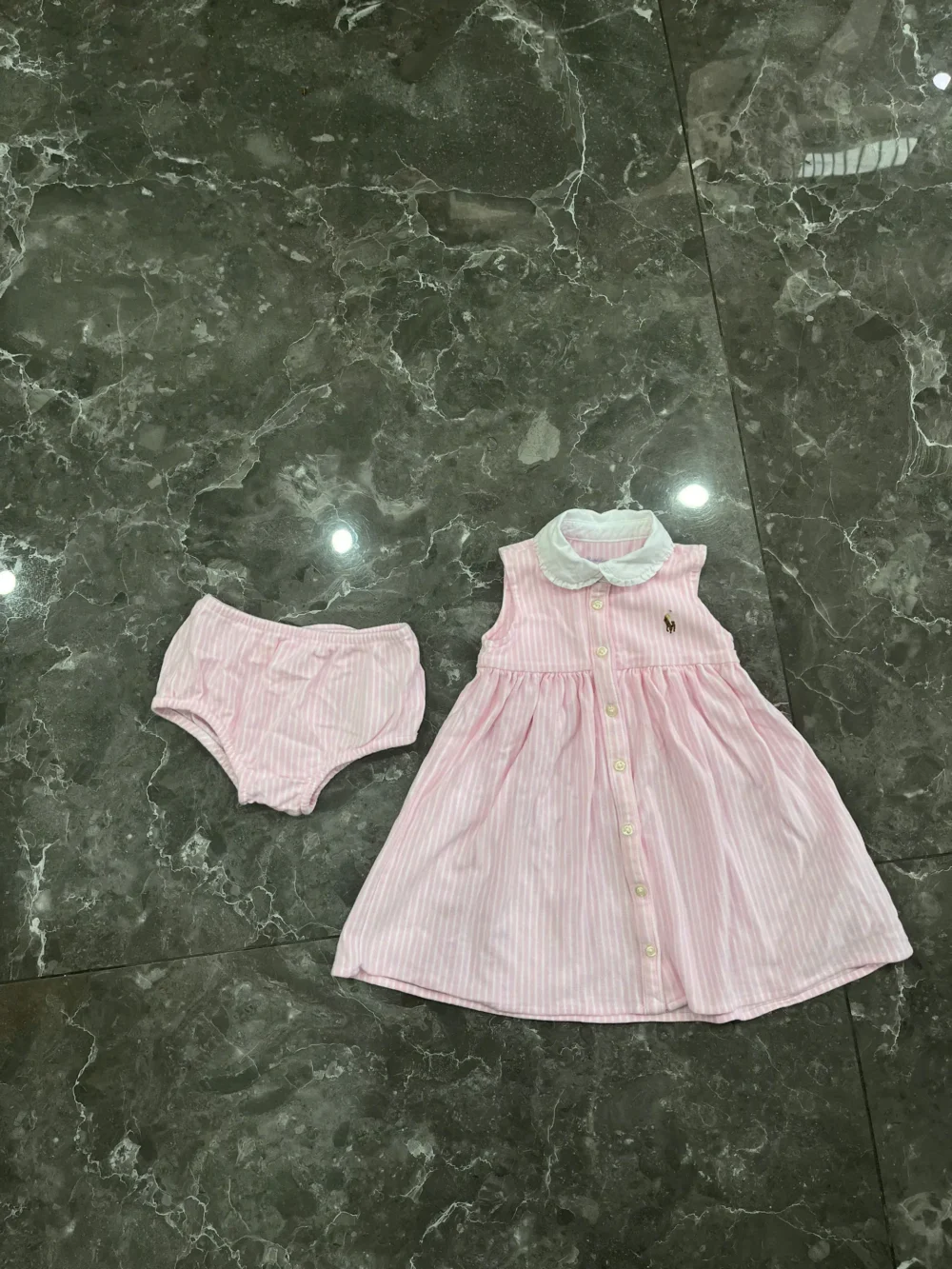 Set váy sơ mi Ralph Lauren kèm quần chip (12 tháng) Ralph Lauren - Ảnh 7