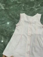 set váy sơ mi kèm áo khoác Burberry màu hồng nhạt (6 tháng) Burberry - Ảnh 23