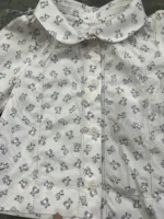 set váy sơ mi kèm áo khoác Burberry màu hồng nhạt (6 tháng) Burberry - Ảnh 8