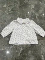 set váy sơ mi kèm áo khoác Burberry màu hồng nhạt (6 tháng) Burberry - Ảnh 10