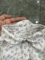 set váy sơ mi kèm áo khoác Burberry màu hồng nhạt (6 tháng) Burberry - Ảnh 16