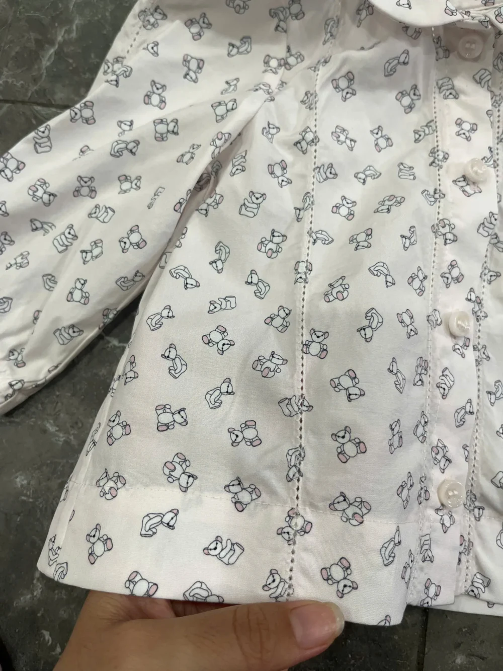 set váy sơ mi kèm áo khoác Burberry màu hồng nhạt (6 tháng) Burberry - Ảnh 19