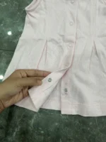 set váy sơ mi kèm áo khoác Burberry màu hồng nhạt (6 tháng) Burberry - Ảnh 21