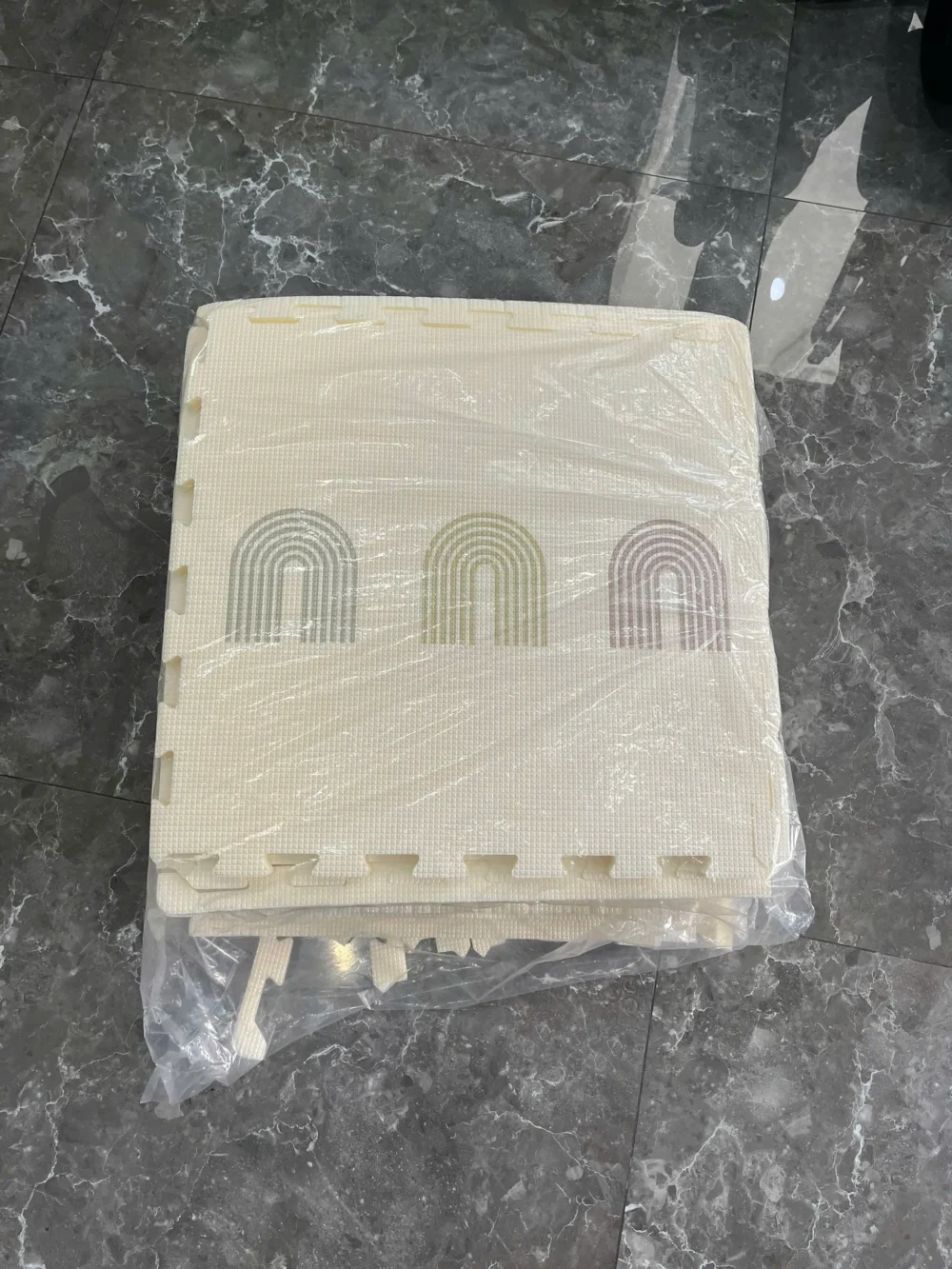 Thảm trải xốp ghép sàn KT 2m4x1m8x2cm (bao gồm viền) no brand - Ảnh 7