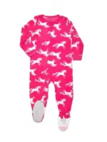 Set 2 bộ sleepsuit nỉ bông Carter’s màu hồng, xanh (size: 6m) - Ảnh 11