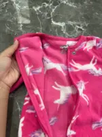 Set 2 bộ sleepsuit nỉ bông Carter’s màu hồng, xanh (size: 6m) - Ảnh 19