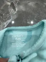 Set 2 bộ sleepsuit nỉ bông Carter’s màu hồng, xanh (size: 6m) - Ảnh 23