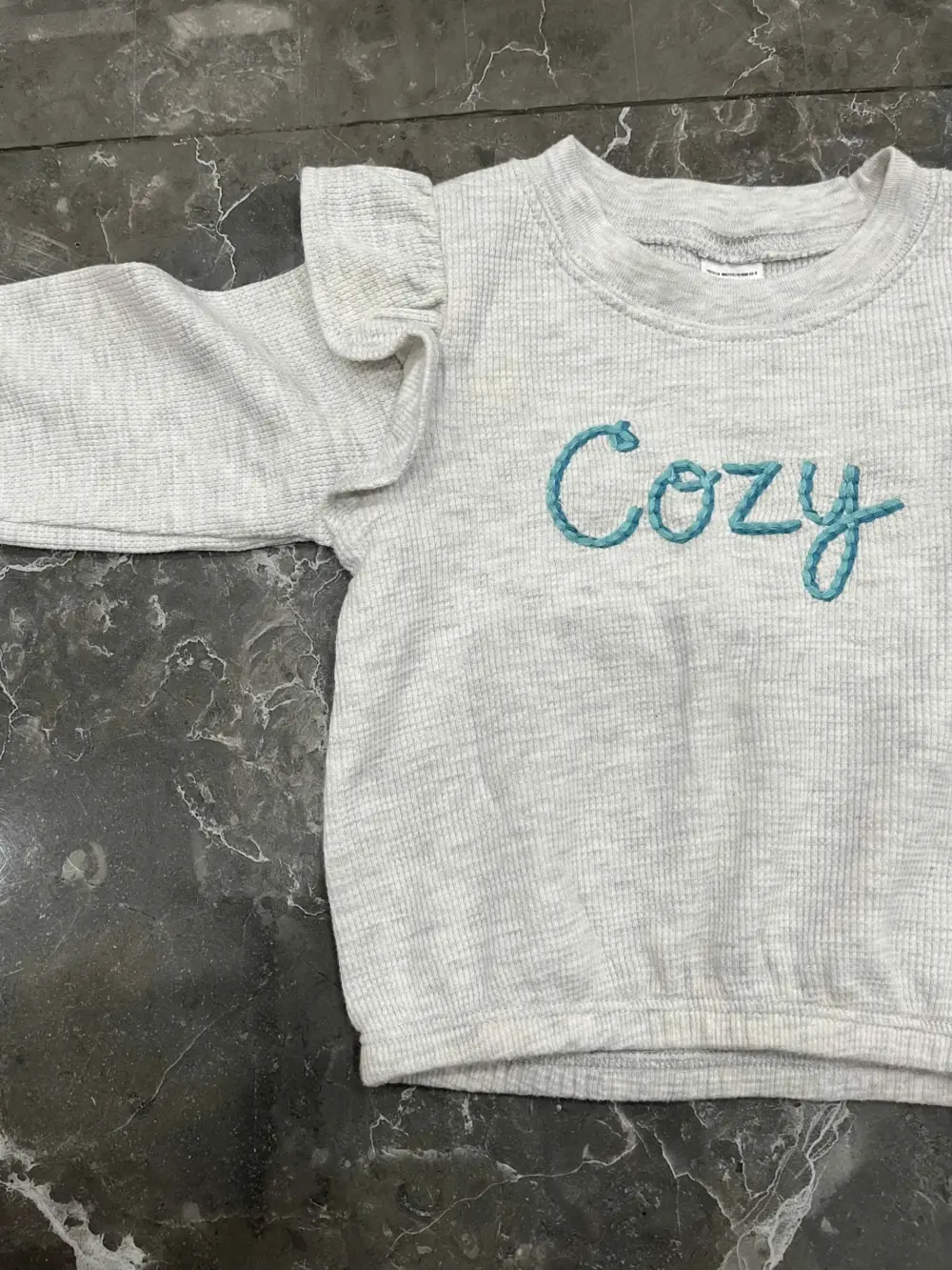 Set 2 bộ áo quần dài Carter’s màu hồng, xám xanh (size: 6m/9m) - Ảnh 13