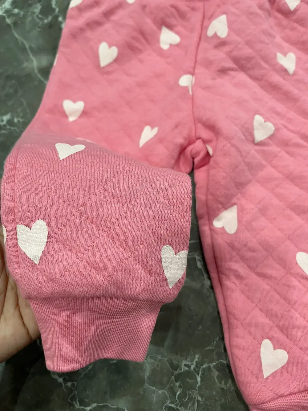 Set 2 bộ áo quần dài Carter’s màu hồng, xám xanh (size: 6m/9m) - Ảnh 15