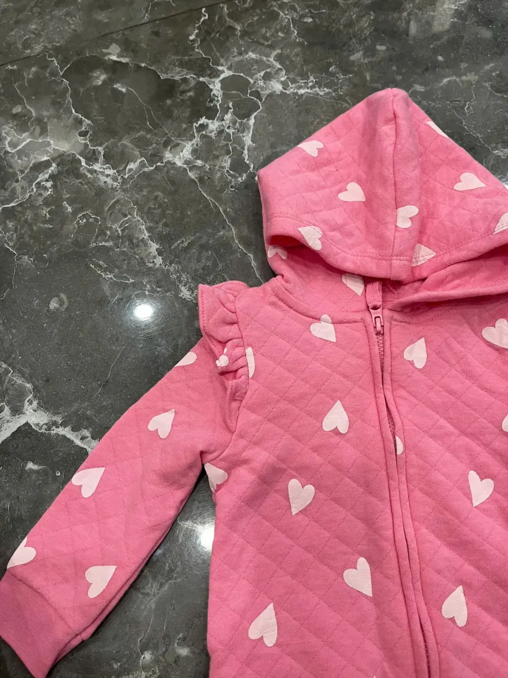 Set 2 bộ áo quần dài Carter’s màu hồng, xám xanh (size: 6m/9m) - Ảnh 16