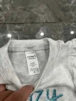 Set 2 bộ áo quần dài Carter’s màu hồng, xám xanh (size: 6m/9m) - Ảnh 2