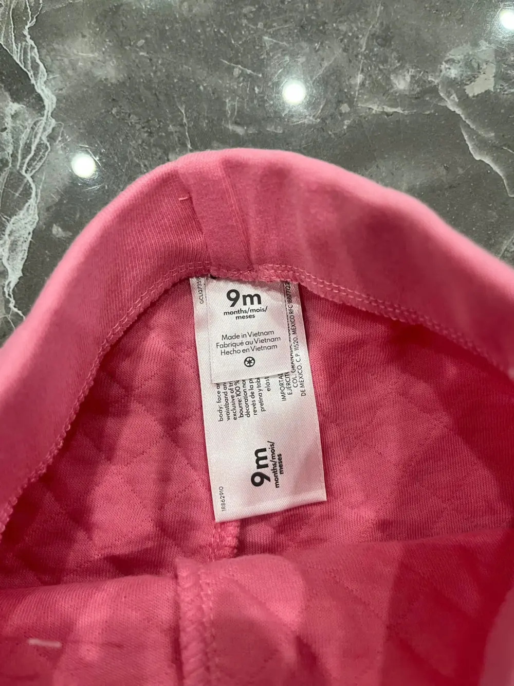 Set 2 bộ áo quần dài Carter’s màu hồng, xám xanh (size: 6m/9m) - Ảnh 8