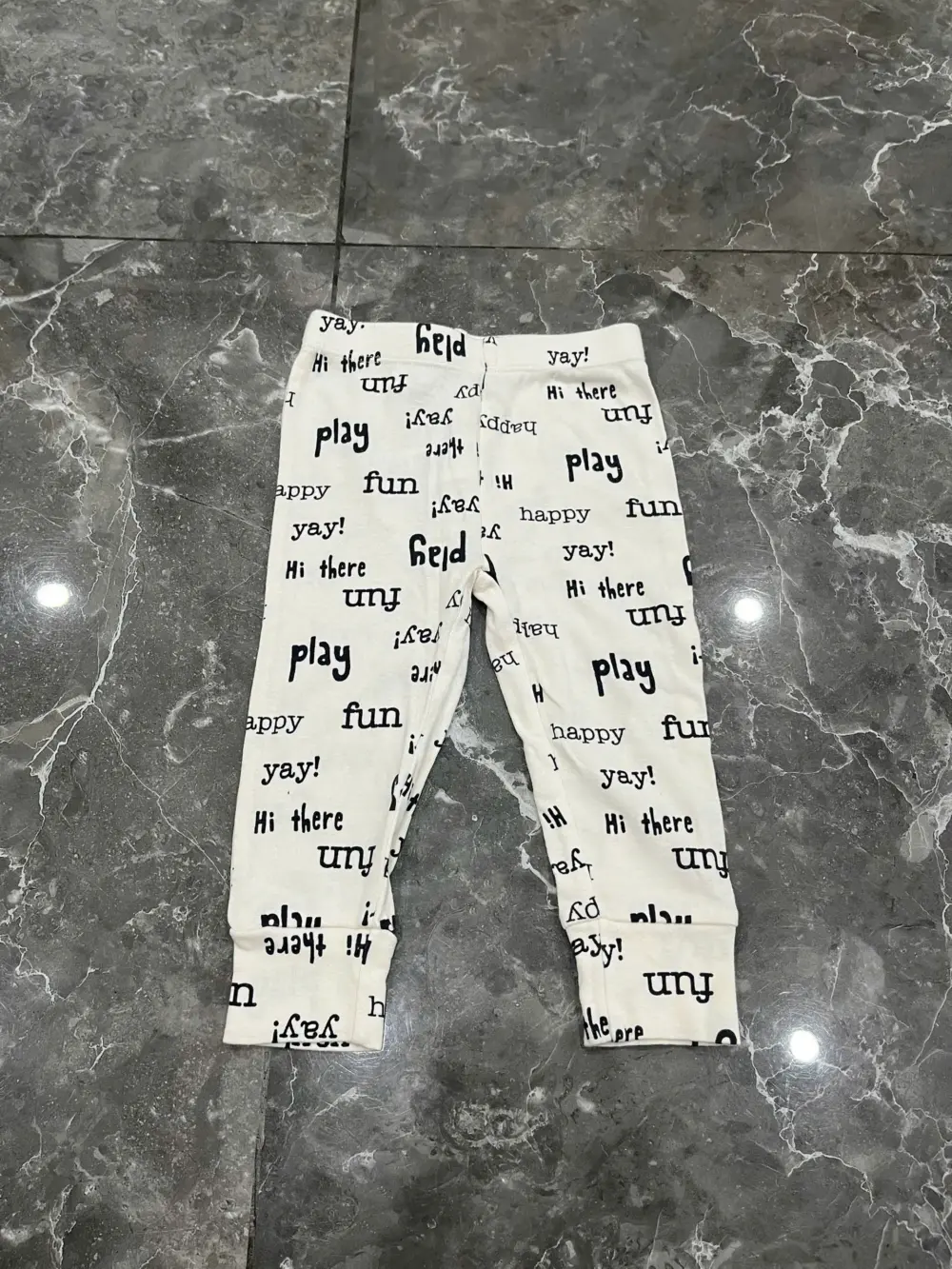 Set 5 quần legging mix brand Wonder Nation, Carter’s màu hồng, xám, trắng (size: 12m) - Ảnh 14