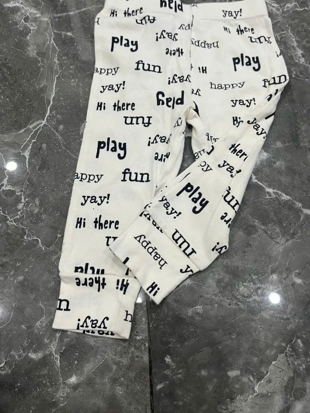 Set 5 quần legging mix brand Wonder Nation, Carter’s màu hồng, xám, trắng (size: 12m) - Ảnh 16