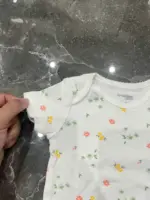 Set 3 món bodysuit váy yếm mix brand Carter’s , Cat & Jack (size 3/6m) - Ảnh 3