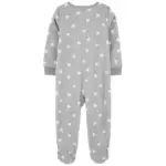 Set 2 bộ quần áo dài bông & sleepsuit bông Carter's (size 9/12m) - Ảnh 12