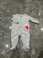 Set 2 bộ quần áo dài bông & sleepsuit bông Carter's (size 9/12m) - Ảnh 14