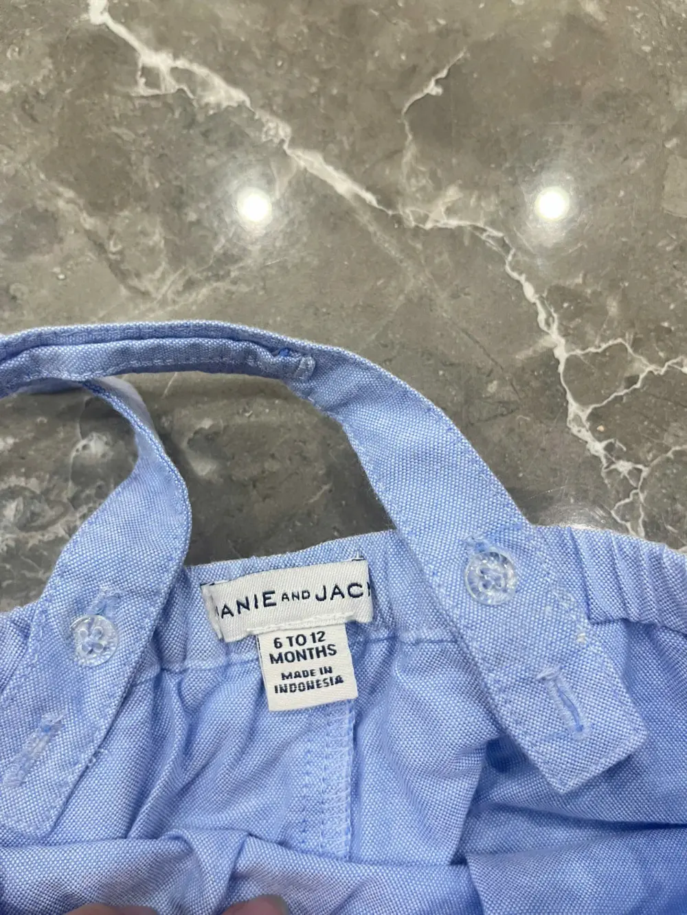 Set 2 món đồ mùa hè cho bé gái mix brand Little me & Janie&Jack (size 6/12m) kèm nón - Ảnh 2