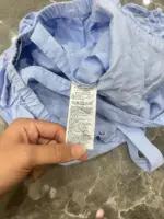 Set 2 món đồ mùa hè cho bé gái mix brand Little me & Janie&Jack (size 6/12m) kèm nón - Ảnh 4