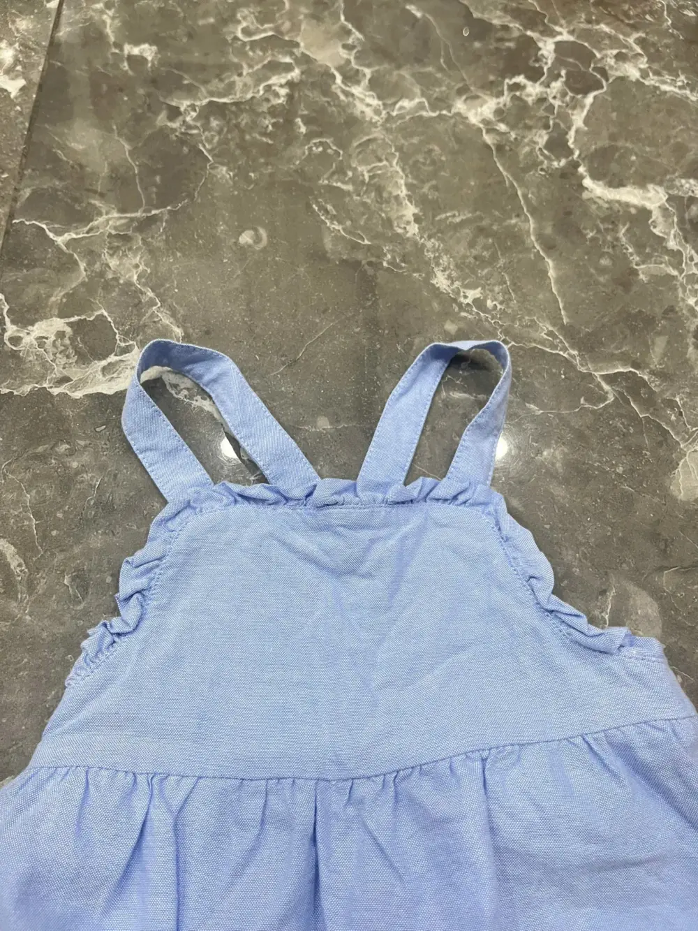 Set 2 món đồ mùa hè cho bé gái mix brand Little me & Janie&Jack (size 6/12m) kèm nón - Ảnh 10