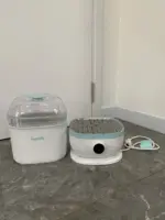 Máy tiệt trùng và sấy khô bình sữa Papablic Premium 5in1 màu trắng xanh (no box) - Ảnh 12