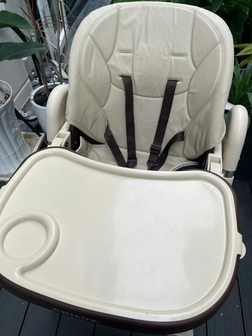 Ghế ăn dặm Chilux Grow S, đa năng điều chỉnh độ cao linh hoạt có thể gấp gọn (màu be) 5 tháng - 3 tuổi - Ảnh 9