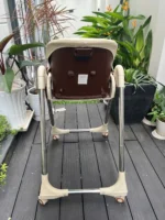 Ghế ăn dặm Chilux Grow S, đa năng điều chỉnh độ cao linh hoạt có thể gấp gọn (màu be) 5 tháng - 3 tuổi - Ảnh 10
