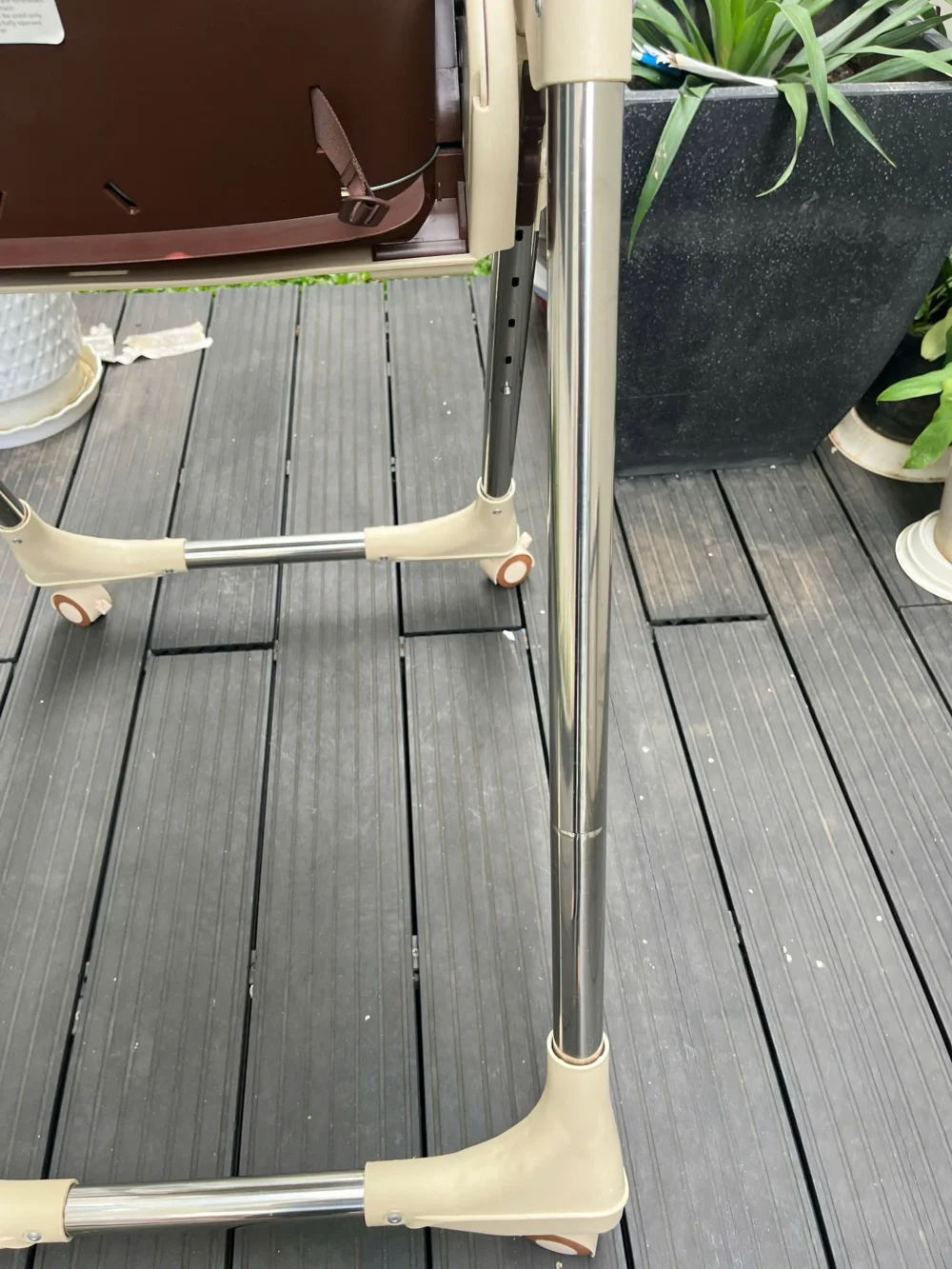 Ghế ăn dặm Chilux Grow S, đa năng điều chỉnh độ cao linh hoạt có thể gấp gọn (màu be) 5 tháng - 3 tuổi - Ảnh 17