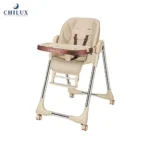 Ghế ăn dặm Chilux Grow S, đa năng điều chỉnh độ cao linh hoạt có thể gấp gọn (màu be) 5 tháng - 3 tuổi - Ảnh 21