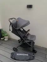 Xe đẩy Mamazing khung carbon siêu nhẹ gọn, màu đen xám (kèm túi vải đựng) - Ảnh 24