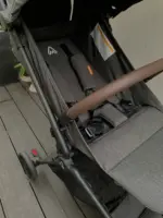 Xe đẩy Mamazing khung carbon siêu nhẹ gọn, màu đen xám (kèm túi vải đựng) - Ảnh 3