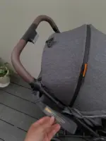 Xe đẩy Mamazing khung carbon siêu nhẹ gọn, màu đen xám (kèm túi vải đựng) - Ảnh 4