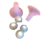 Bộ 2 phễu hút sữa MiniPum tặng kèm 4 đầu hạ size màu hồng (no box) MiniPum