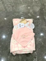 Bộ 2 món đồ chơi, chăn bông Baby Starters hoạ tiết hoa màu hồng Baby Starters - Ảnh 2