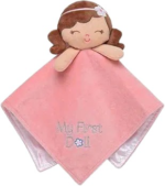 Bộ 2 món đồ chơi, chăn bông Baby Starters hoạ tiết hoa màu hồng Baby Starters