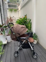 Xe đẩy cho bé Aprica Soraria màu nâu (no box) - Ảnh 9