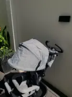 Xe đẩy 3 bánh Kinderkraft Aveo màu ghi (no box) - Ảnh 18