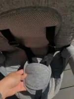 Xe đẩy 3 bánh Kinderkraft Aveo màu ghi (no box) - Ảnh 2