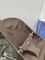 Ghế rung Baby Bjorn vải air mesh nâu choco (còn box) 3,2kg - 13kg 0-18M - Ảnh 9