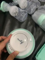Máy hút sữa điện đôi Motif Twist màu xanh (còn box) - Ảnh 3