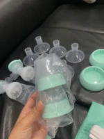 Máy hút sữa điện đôi Motif Twist màu xanh (còn box) - Ảnh 4