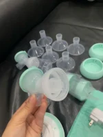 Máy hút sữa điện đôi Motif Twist màu xanh (còn box) - Ảnh 6