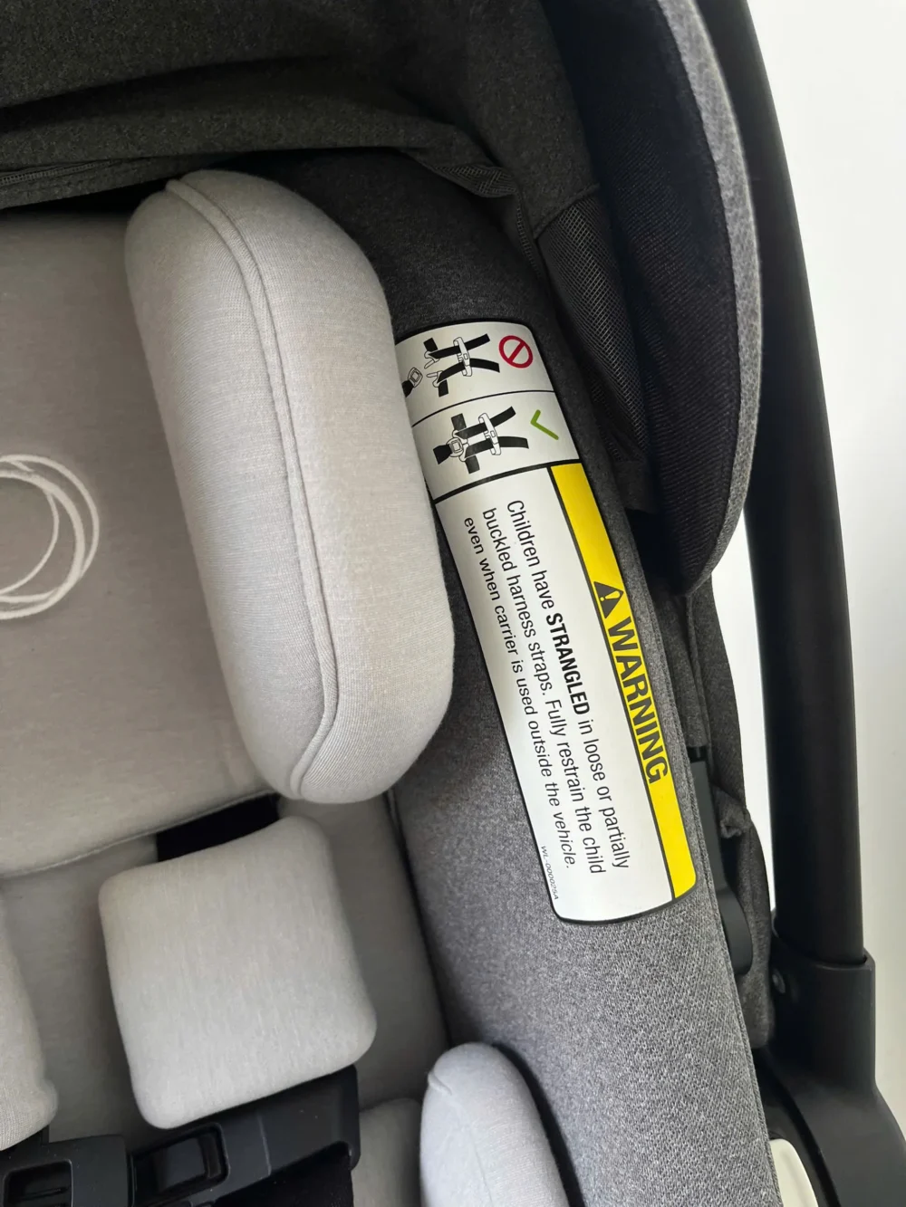 Nôi carseat Bugaboo Turtle Air by Nuna kèm base isofix (màu xám) - Ảnh 24