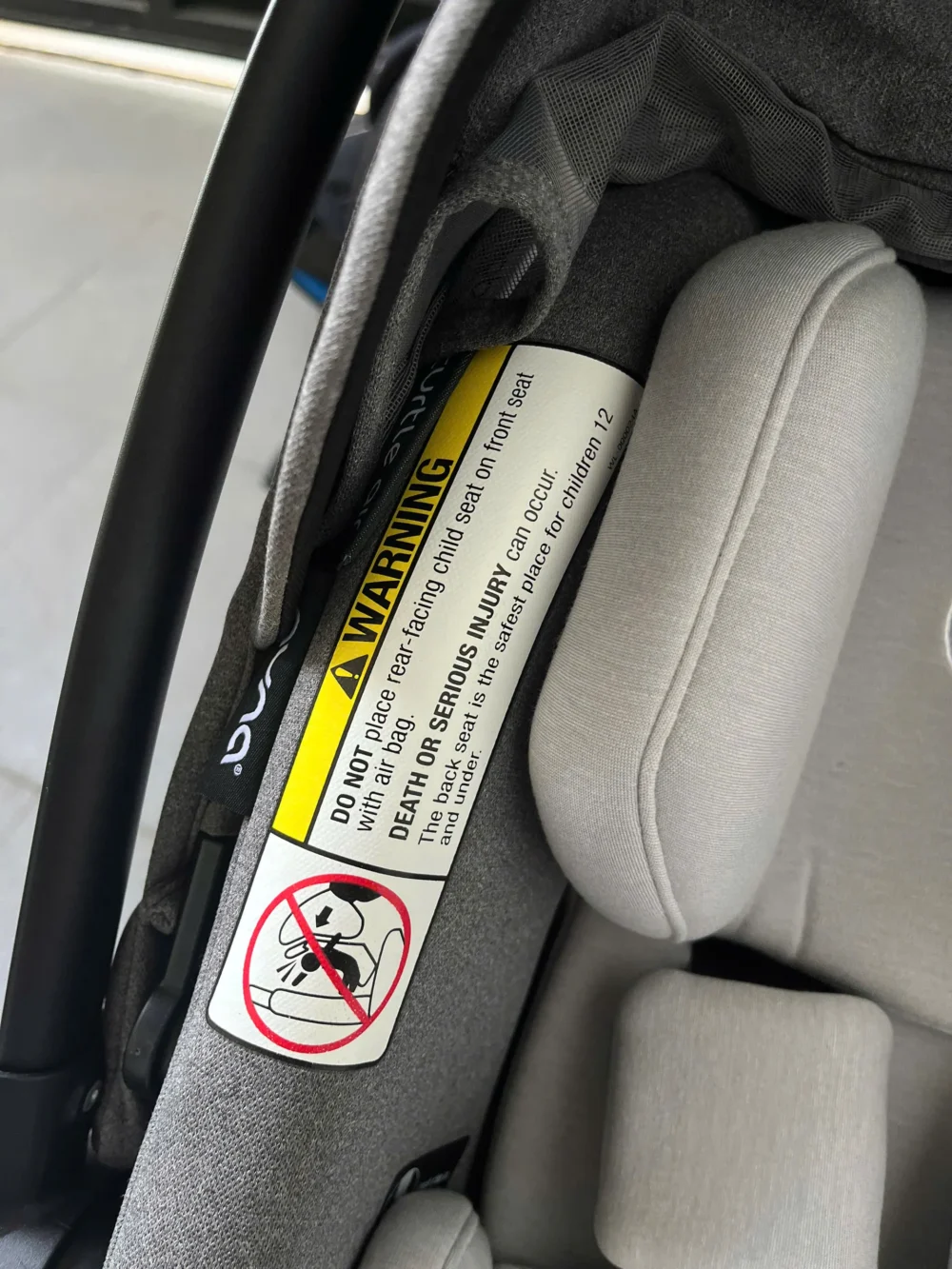 Nôi carseat Bugaboo Turtle Air by Nuna kèm base isofix (màu xám) - Ảnh 25