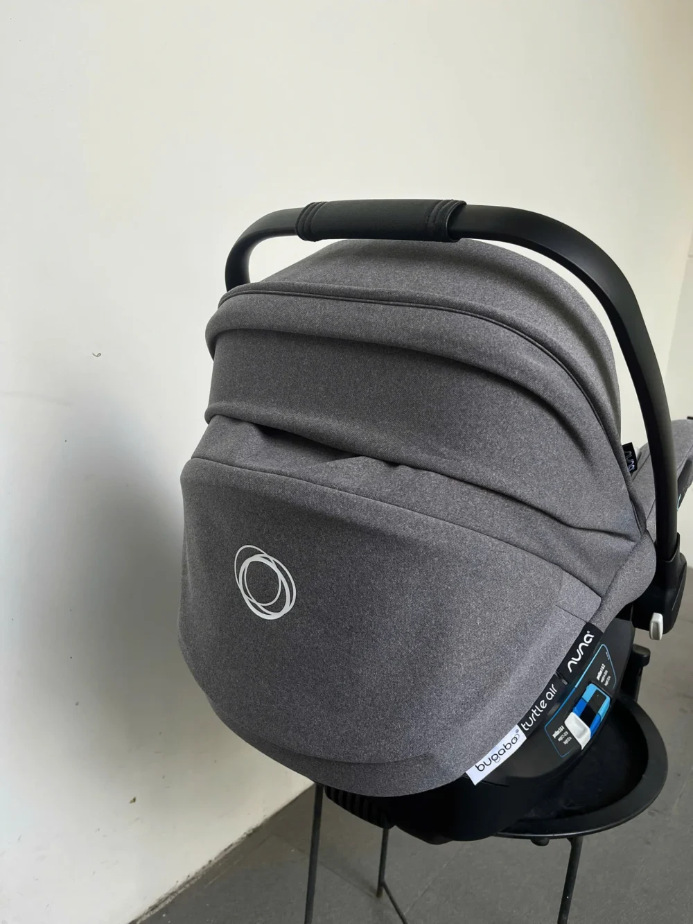 Nôi carseat Bugaboo Turtle Air by Nuna kèm base isofix (màu xám) - Ảnh 27