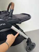 Xe đẩy Nuna triv màu xám đậm khung xám (kèm phụ kiện: màn chắn muỗi, móc treo đồ) - Ảnh 36