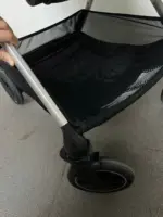 Xe đẩy Nuna triv màu xám đậm khung xám (kèm phụ kiện: màn chắn muỗi, móc treo đồ) - Ảnh 3