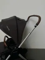 Xe đẩy Nuna triv màu xám đậm khung xám (kèm phụ kiện: màn chắn muỗi, móc treo đồ) - Ảnh 5